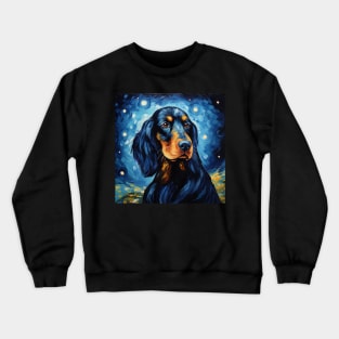 Gordon Setter Starry Night Crewneck Sweatshirt